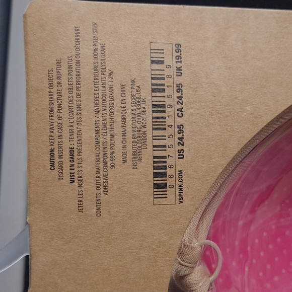 New PINK By Victoria's Secret Backless Strapless Stick on Lined Foam Cup Bra - Picture 5 of 7